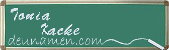 Tonia Kacke Visitenkarte